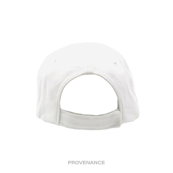 🔴 Balenciaga BB Logo Mode Embroidered Cap Hat - White - Picture 7 of 10